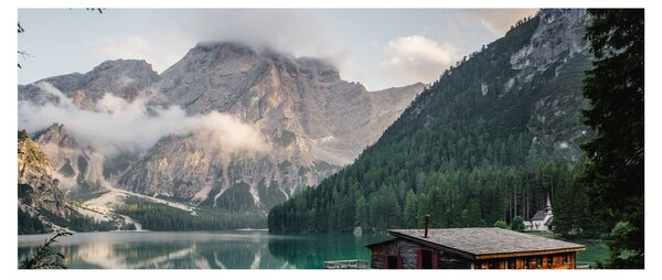Obraz - Lake Prags (120x50 cm)