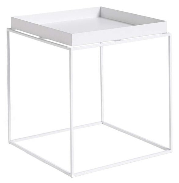 HAY Stolík Tray Table 40x40, white