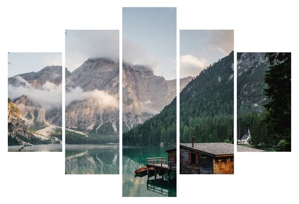 Obraz - Lake Prags (150x105 cm)