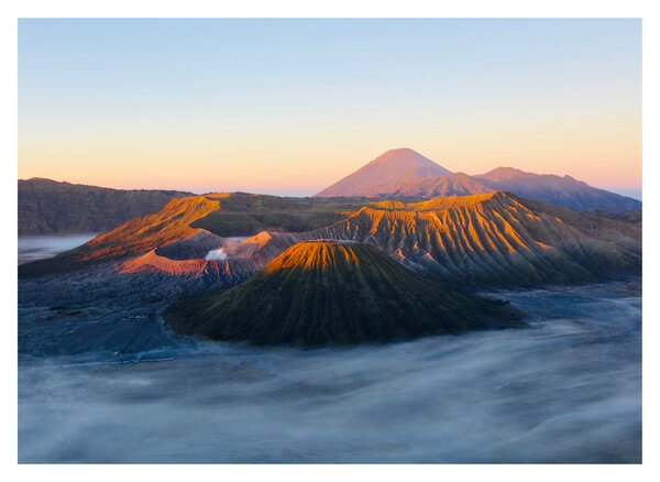Obraz hory Bromo v Indonézii (70x50 cm)