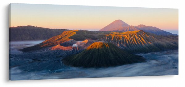 Obraz hory Bromo v Indonézii (120x50 cm)