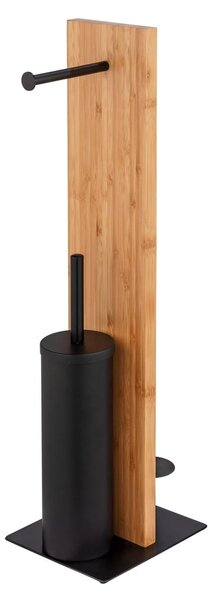 Stojan na toaletný papier s WC kefou Wenko Lesina