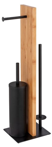 Stojan na toaletný papier s WC kefou Wenko Lesina