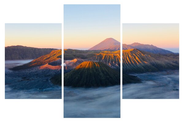 Obraz hory Bromo v Indonézii (90x60 cm)