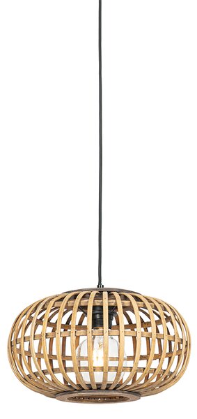 Orientálna závesná lampa bambus 32 cm - Amira