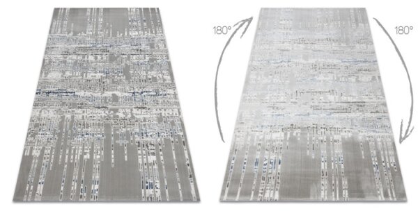 Koberec AKRYL VALS 5047 Abstrakcia sivý / slonia kosť