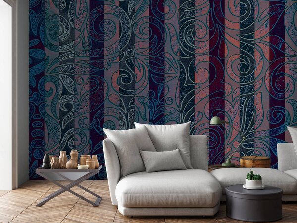 Fototapeta - Ornament prúžkovaný (254x184 cm)
