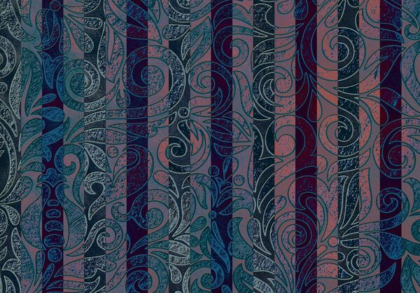 Fototapeta - Ornament prúžkovaný (254x184 cm)