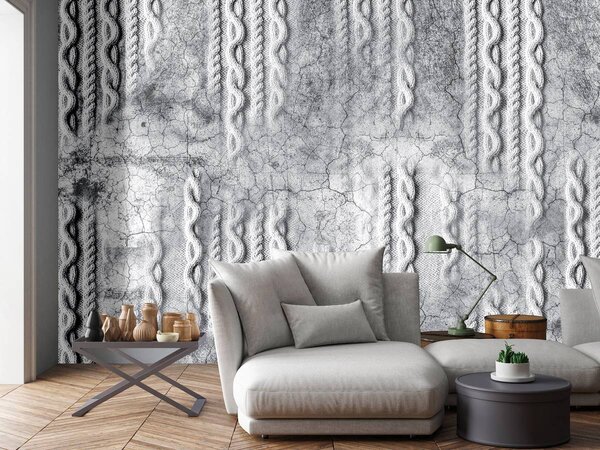 Fototapeta - Väzba na betón - šedá (152,5x104 cm)