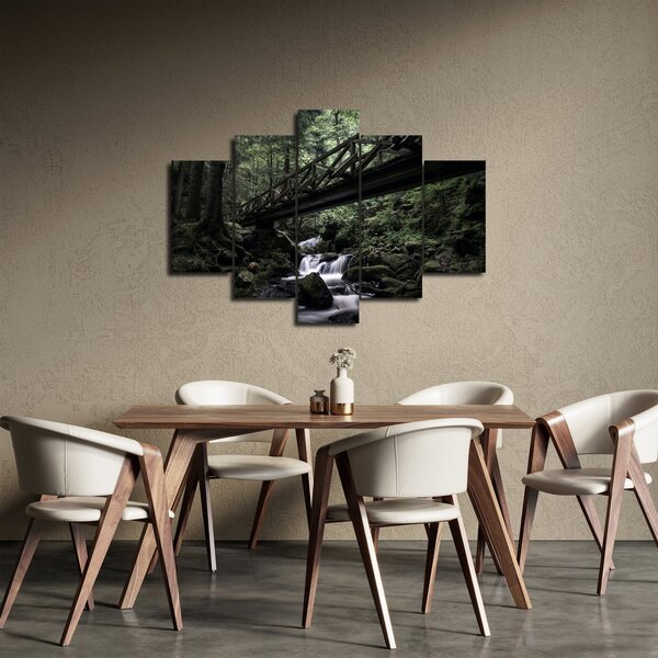 Obraz z čierneho lesa (150x105 cm)