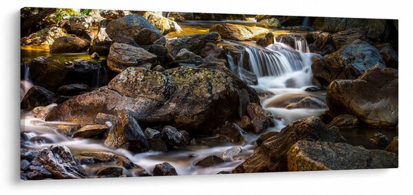 Obraz kamenistého potoku (120x50 cm)