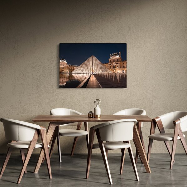 Obraz - Louvre v noci (90x60 cm)