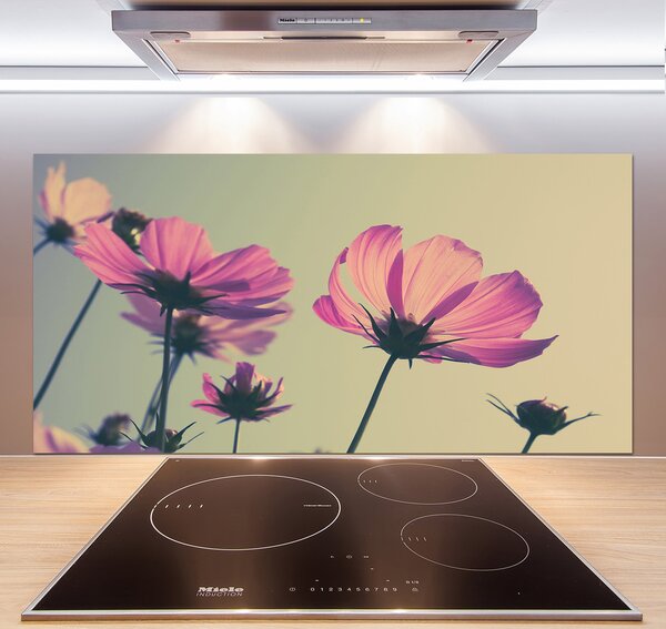 Panel do kuchyne Ružové kvety pl-pksh-120x60-f-104707608