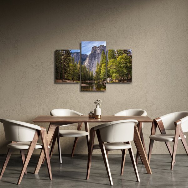 Obraz - Pod Yosemite skalou (90x60 cm)