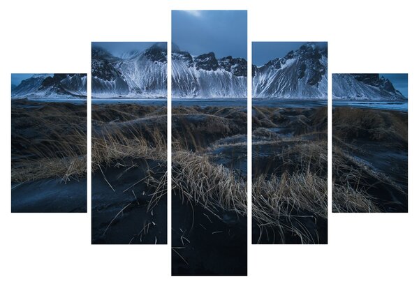 Obraz výhľadu na Islandskej vrcholky (150x105 cm)