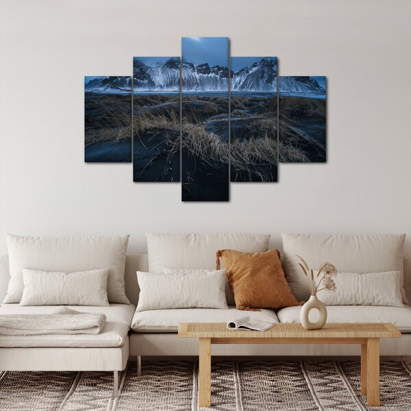 Obraz výhľadu na Islandskej vrcholky (150x105 cm)