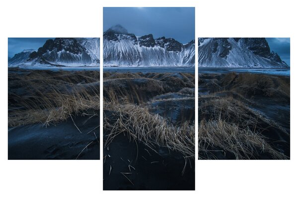 Obraz výhľadu na Islandskej vrcholky (90x60 cm)