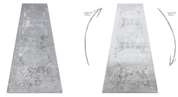 Koberec/ behúň AKRYL VALS 2328 Ornament sivý