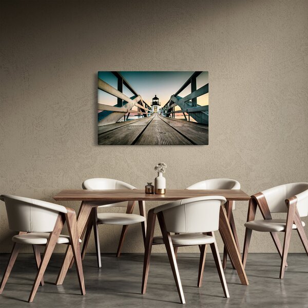 Obraz - Na móle (90x60 cm)