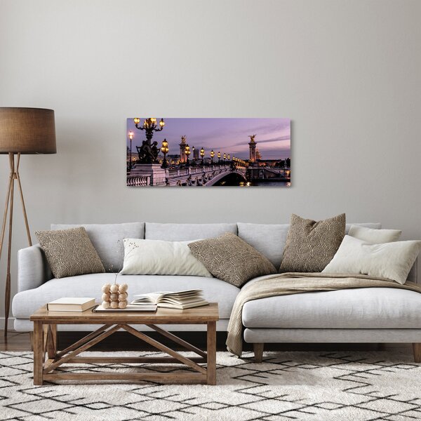 Obraz - Most Alexandra III. v Paríži (120x50 cm)