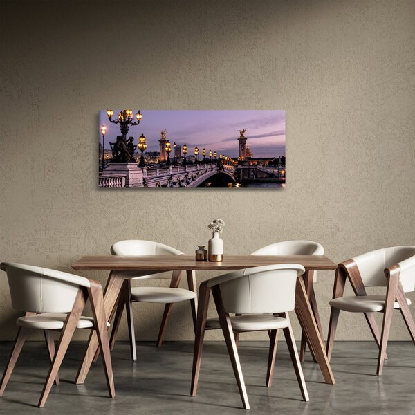 Obraz - Most Alexandra III. v Paríži (120x50 cm)