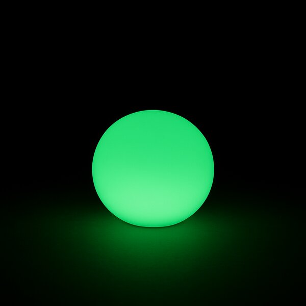 Svietiaca LED guľa 30 cm – 6 RGB + 3 biele