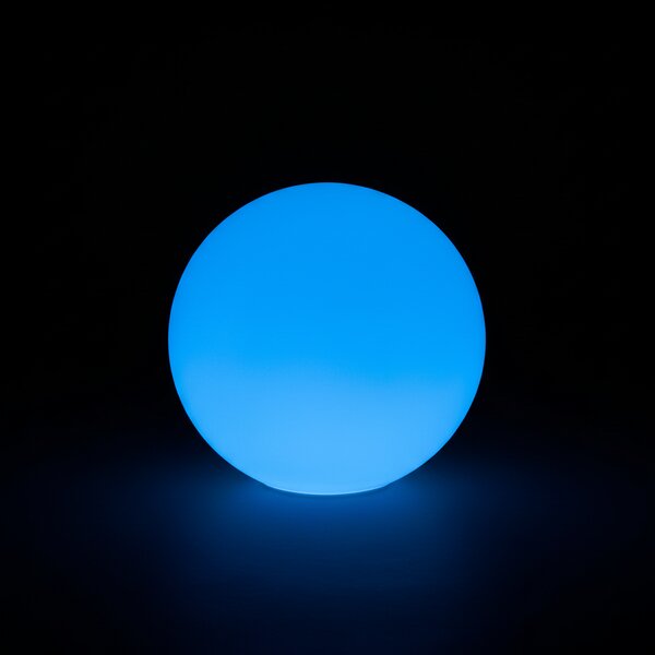 Svietiaca LED guľa 30 cm – 6 RGB + 3 biele