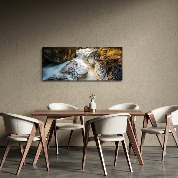 Obraz - Lesný potok (120x50 cm)