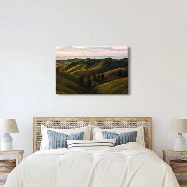Obraz - Výhľad na thajské kopčeky (90x60 cm)