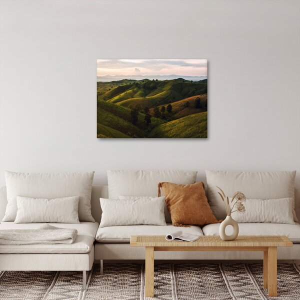 Obraz - Výhľad na thajské kopčeky (70x50 cm)