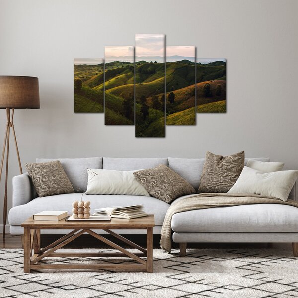 Obraz - Výhľad na thajské kopčeky (150x105 cm)