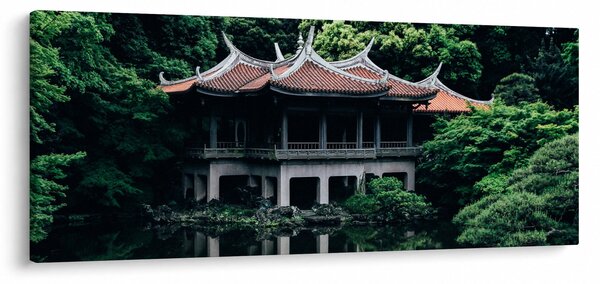 Obraz z japonskej národnej záhrady (120x50 cm)