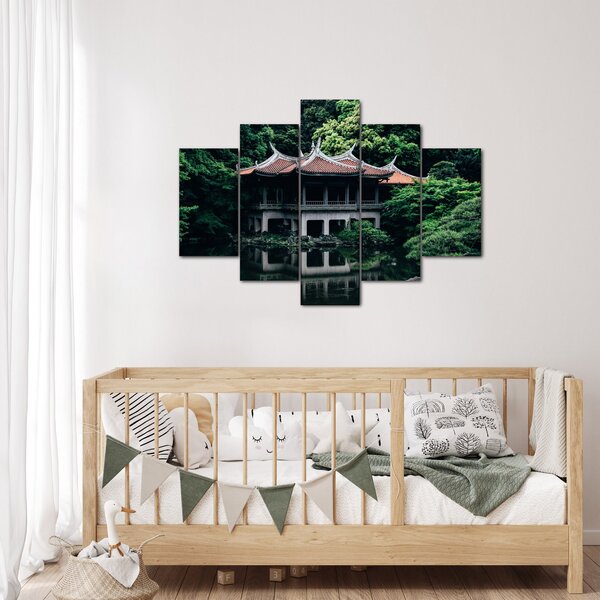 Obraz z japonskej národnej záhrady (150x105 cm)