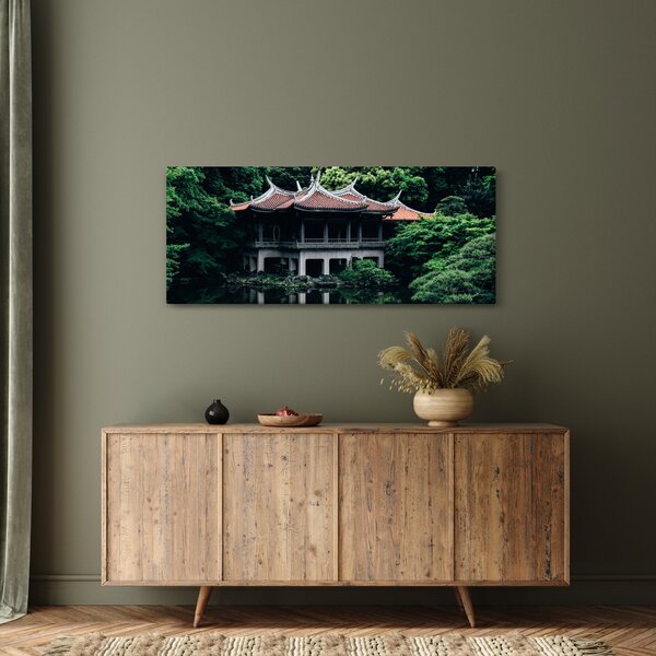 Obraz z japonskej národnej záhrady (120x50 cm)