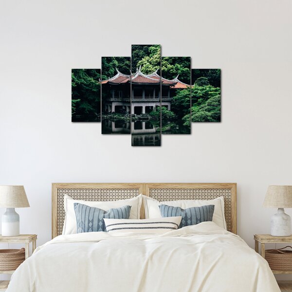Obraz z japonskej národnej záhrady (150x105 cm)