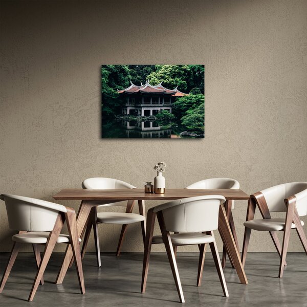 Obraz z japonskej národnej záhrady (70x50 cm)