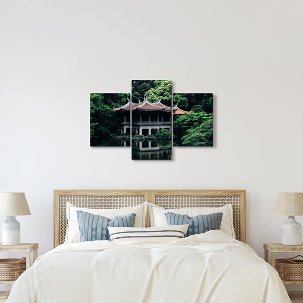 Obraz z japonskej národnej záhrady (90x60 cm)