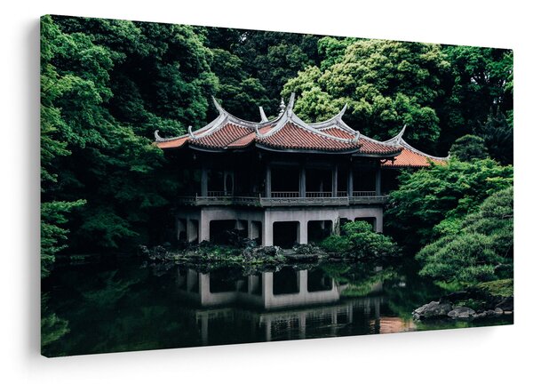 Obraz z japonskej národnej záhrady (90x60 cm)