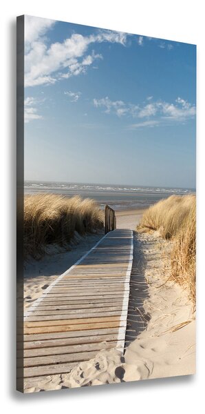 Foto obraz na plátne Chodník na pláž
