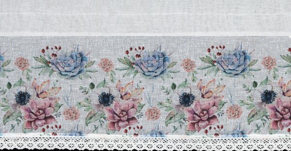 KRÁTKA ZÁCLONA NA PÁSKE DORA 150X30 CM VIACFAREBNÁ