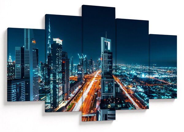 Obraz - Dubajská noc (150x105 cm)