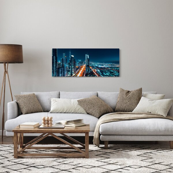 Obraz - Dubajská noc (120x50 cm)