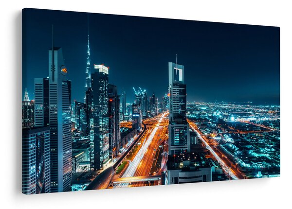 Obraz - Dubajská noc (90x60 cm)