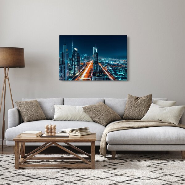 Obraz - Dubajská noc (90x60 cm)