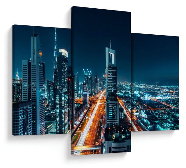Obraz - Dubajská noc (90x60 cm)