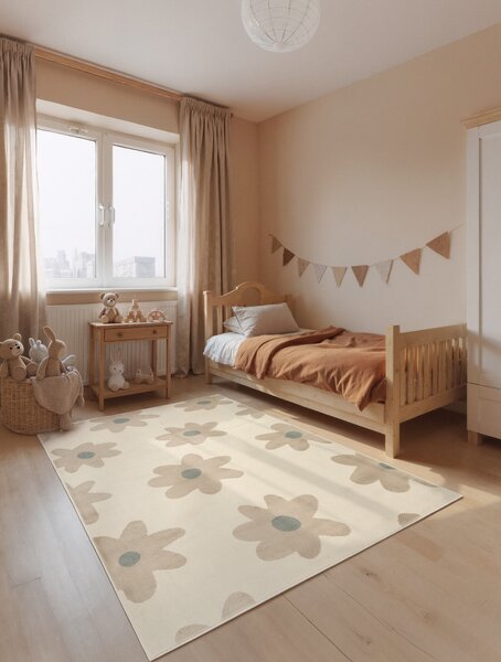 Hanse Home, Detský koberec Adventures 106417 Cream Beige, 120x170, béžová, detská izba