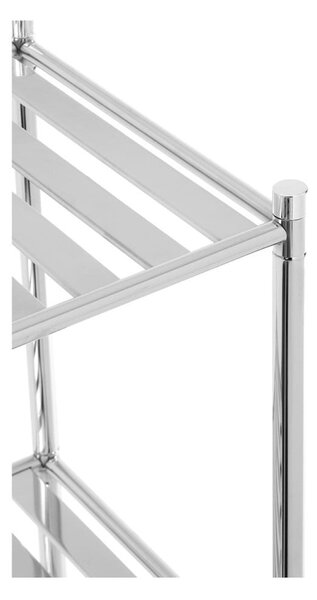 Kúpeľňový regál v striebornej farbe 34x80 cm – Premier Housewares