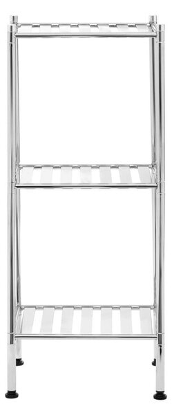 Kúpeľňový regál v striebornej farbe 34x80 cm – Premier Housewares
