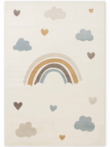 Hanse Home, Detský koberec Adventures 106418 Cream Multicolor, 120x170, viacfarebná, detská izba