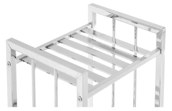 Kúpeľňový regál v striebornej farbe 33x73 cm – Premier Housewares
